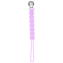 Load image into Gallery viewer, Waverly Lavender Silicone Pacifier Clip