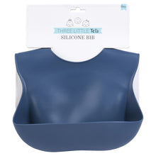Load image into Gallery viewer, Dusty Blue Silicone Bib
