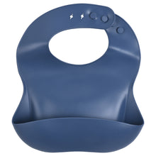 Load image into Gallery viewer, Dusty Blue Silicone Bib