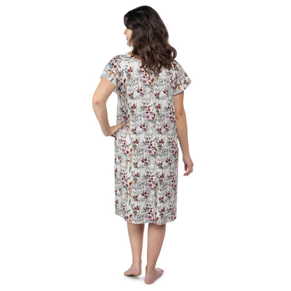 Floral Mommy Labor and Delivery/ Nursing Gown