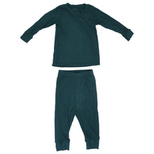 Load image into Gallery viewer, Ribbed Forest Green Jammies