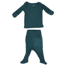 Load image into Gallery viewer, Ribbed Forest Green Jammies