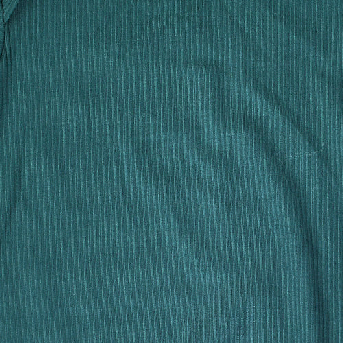 Ribbed Forest Green Labor and Delivery/ Nursing Gown