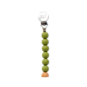 Hunter Green Paci Clip