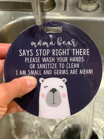 Mama Bear No Touching Tag