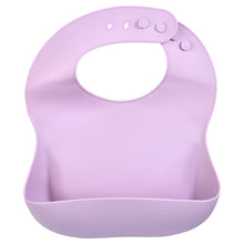 Load image into Gallery viewer, Lilac Silicone Bib