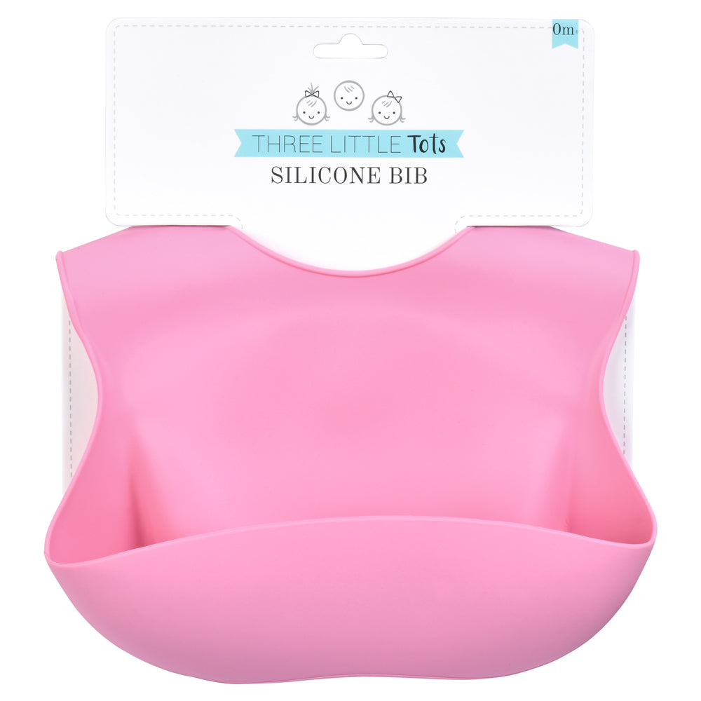 Rose Silicone Bib