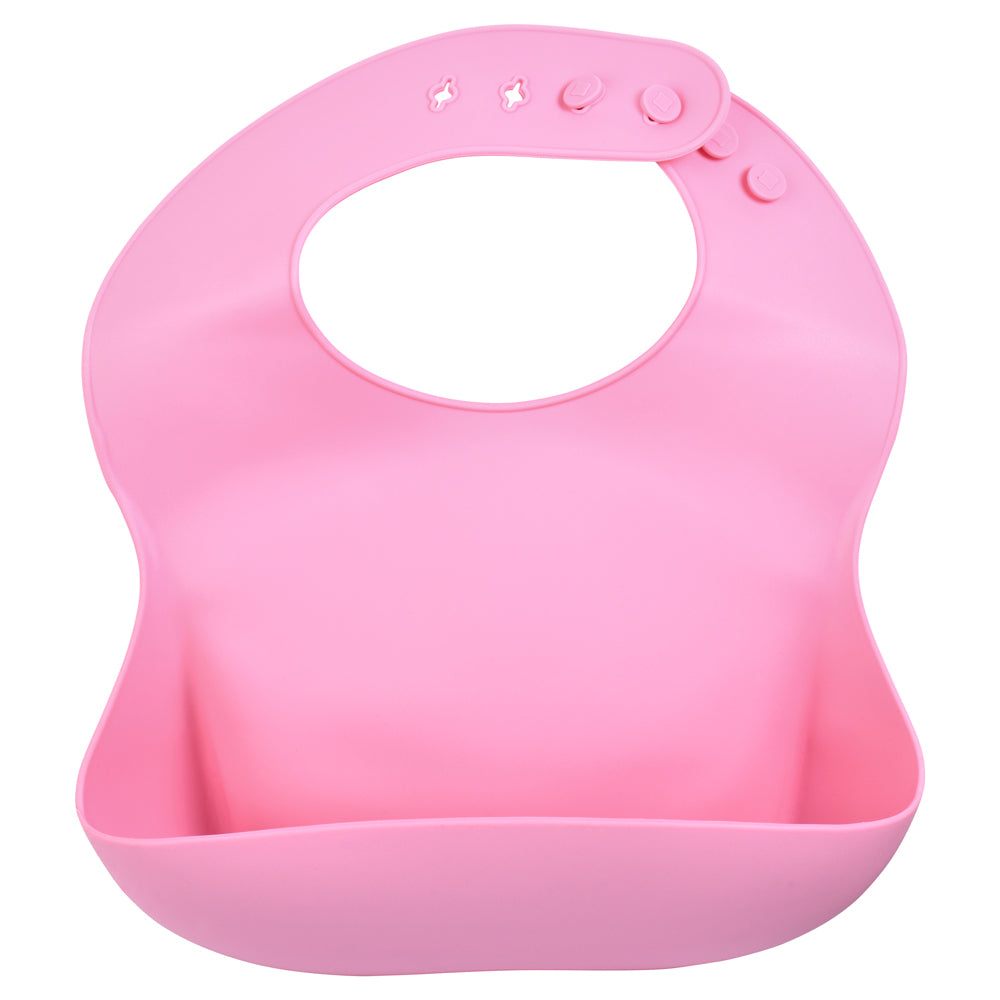 Rose Silicone Bib