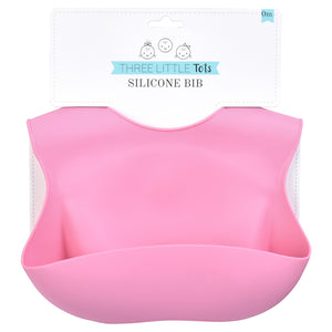Rose Silicone Bib