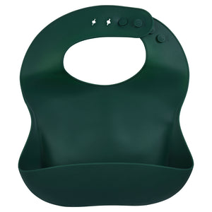 Forrest Green Silicone Bib