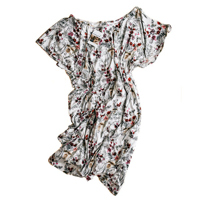 Floral Mommy Labor and Delivery/ Nursing Gown