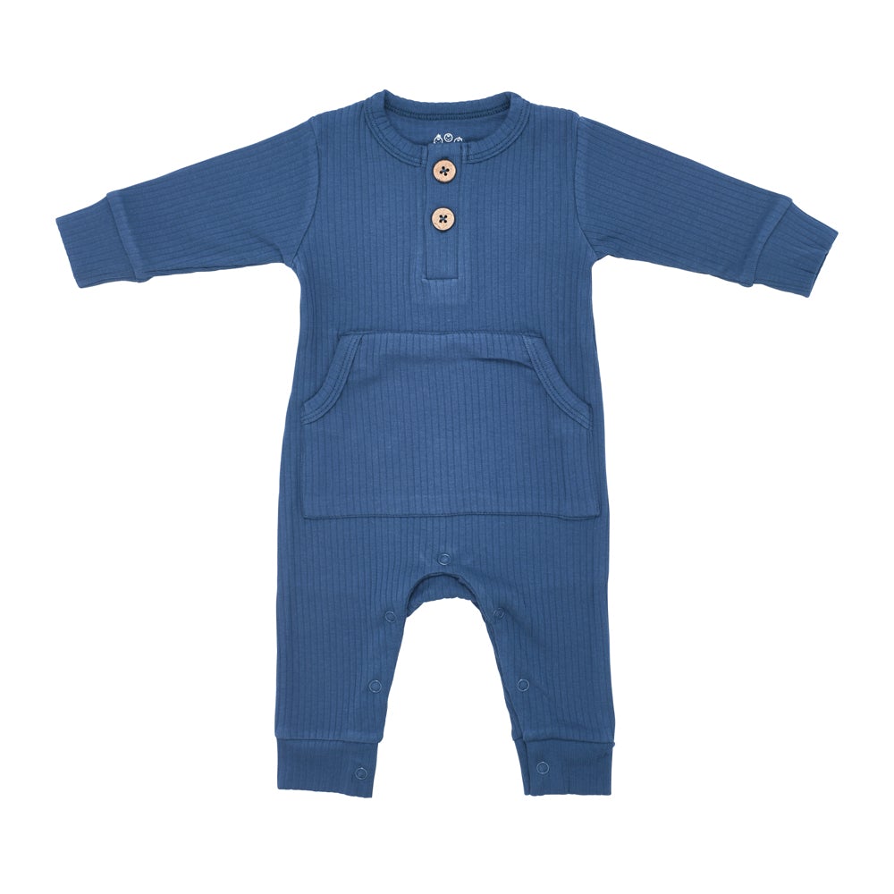 Baby Ribbed Playsuit with pockets