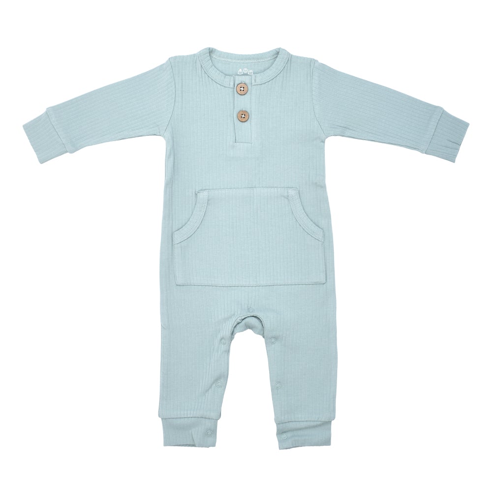 Baby Ribbed Playsuit with pockets