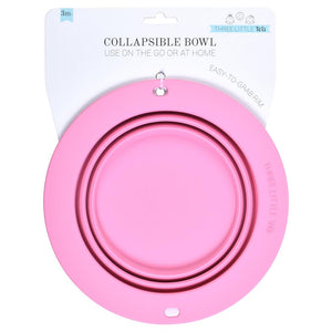 Rose Collapsible Bowl for Travel or Home